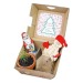 Product thumbnail Christmas gift set - Clay pots, chocolate Father Christmas, Christmas tree moulds and snowman figurine e 0