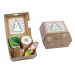 Christmas gift set - Clay pots, chocolate Father Christmas, Christmas tree moulds and snowman figurine e wholesaler