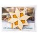 Product thumbnail Felt and wood pendant - Star in a promotional bag 2