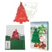 Livre de recettes de Noël, Sapin, avec moule à gâteau sapin - Design standard, décoration et objet de Noël promotional