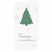 Carte de voeux avec papier ensemencé sapin - graines d'épicéa - Design standard, décoration et objet de Noël promotional