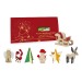 Greeting card with wooden puzzle and felt - standard design - Father Christmas, Christmas decorations and objects promotional