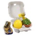 Product thumbnail Pleasure in a box - with planting set, mini terracotta pot, egg candle, chocolate bunny 0