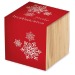 Product thumbnail Christmas wooden desk cube pot - Standard design - Spruce - without laser engraving 2