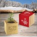 Product thumbnail Christmas wooden desk cube pot - Standard design - Spruce - without laser engraving 3