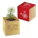 Christmas wooden desk cube pot - Standard design - Spruce - without laser engraving wholesaler