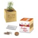 Christmas wooden desk cube pot - Standard design - Spruce - without laser engraving wholesaler