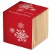 Pot cube bois de bureau de Noël - Design standard - Epicéa - sans gravure laser wholesaler