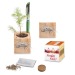 Pot cube bois de bureau de Noël - Epicéa - Epicéa wholesaler