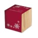 Maxi wooden Christmas cube pot - Spruce - Spruce wholesaler