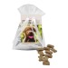Dog treats in organza bag, pet accessory promotional