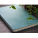 A5 notebook in scented imitation leather, Hard cover notebook promotional