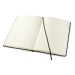 A5 notebook in imitation leather, Hard cover notebook promotional