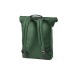 Recycled PU backpack, roll-top backpack promotional