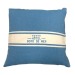 Coussin de plage toile de fouta recyclée 40x40cm, coussin promotional