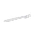 Reusable translucent fork in PP polypropylene wholesaler