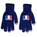 Paire de gants tactiles supporter France wholesaler