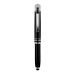 Aluminum and metal ballpoint pen with light and touchscreen wholesaler