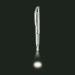Aluminum and metal ballpoint pen with light and touchscreen, lamp pen promotional