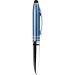 Plastic and metal ballpoint pen with light and touchscreen, lamp pen promotional