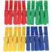 Pince à linge 20 par 7x1cm couleur assorti wholesaler