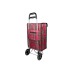 Chariot de courses 92 x 34 x 27 cm chèque, poussette à marché ou cabas à roulettes promotional