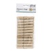 Pince linge x24 bois, beige wholesaler