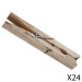 Pince linge x24 bois, beige wholesaler