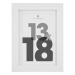 cadre photo bl eva 13x18 dis, blanc, cadre photo promotional