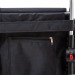 chariot 2roues alu noir, noir, poussette à marché ou cabas à roulettes promotional