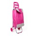 Chariot de courses 96 x 34 x 21 cm couleur fun, poussette à marché ou cabas à roulettes promotional