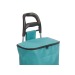 chariot thermique 32l turquoise, poussette à marché ou cabas à roulettes promotional