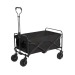 Chariot à main pliable noir, avec roues de 5 pouce wholesaler