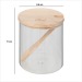 Sucrier verre et bois 0,4L hermet, transparent wholesaler