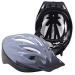 Casque de vélo avec visière amovible gris wholesaler
