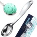 Cuillère à glace en métal Luxy 17cm, cuillère à glace promotional