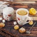 Sucrier Maki en porcelaine blanche 320ml, sucrier promotional