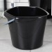Seau en plastique noir 14L wholesaler