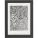 Cadre photo en bois Blake noir 26 x 37 cm wholesaler