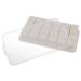 Moule à glaçons avec couvercle en silicone, beige wholesaler