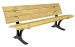 Product thumbnail Garden bench 6 wooden slats 2