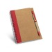 Recycled B6 notepad with pen wholesaler