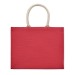 Coloured jute bag 43x34cm wholesaler