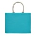 Coloured jute bag 43x34cm, Burlap bag promotional