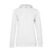Product thumbnail B&C #Hoodie /Women - Women's hoodie - White - 3XL 2