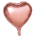 Product thumbnail MYLAR HEART BALLOON PINK GOLD 1