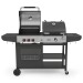 2 in 1 coal and gas barbecue, barbecue promotional