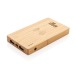 Bamboo battery 4000 mah with induction 5w wholesaler