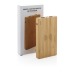 Bamboo battery 4000 mah with induction 5w wholesaler