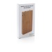 Bamboo battery 4000 mah with induction 5w, cell phone and smartphone accessory promotional